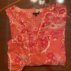 Talbots popover blouse